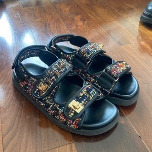 Exe Tweed Sandles sz 41